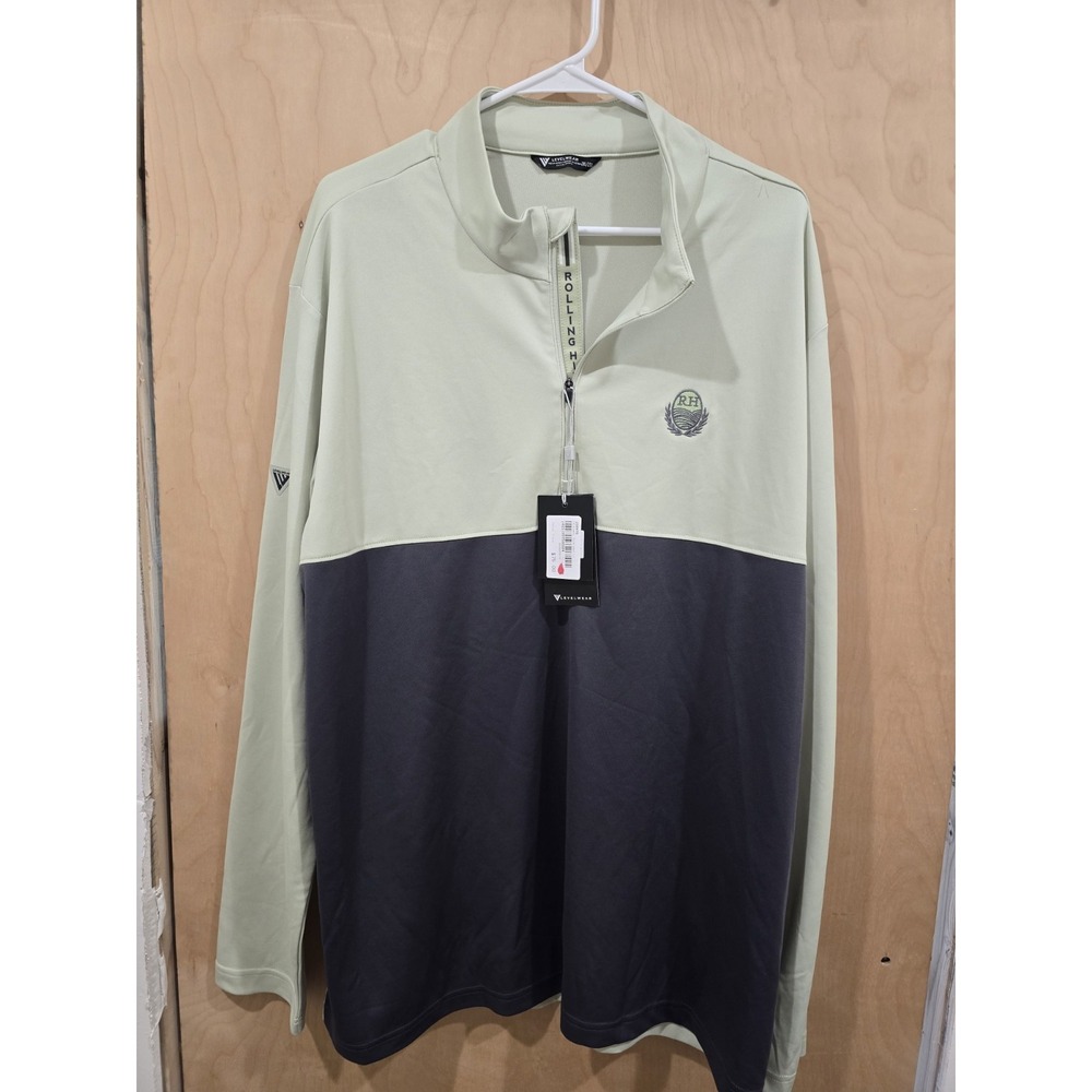 LEVELWEAR Rolling Hills 1/4 Zip Pullover 2XL New With Tags